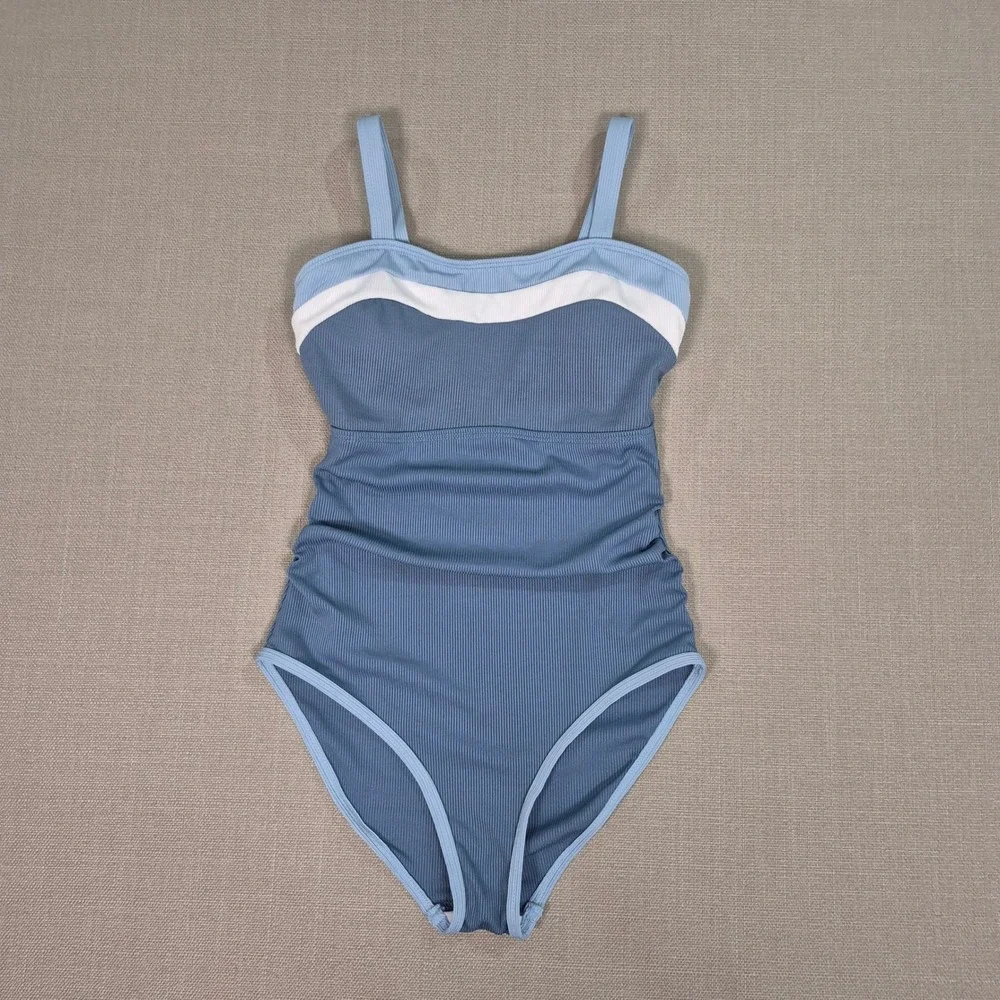 Unbranded blue ribbed